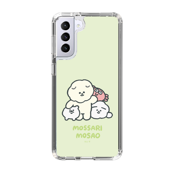 Slim Protection Case［ Mossari Mosao - Everyone Together - Green ］