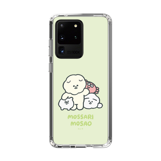 Slim Protection Case［ Mossari Mosao - Everyone Together - Green ］