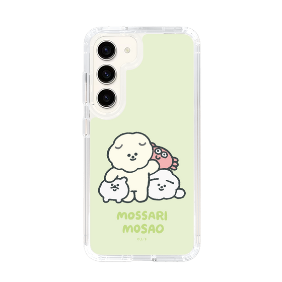 Slim Protection Case［ Mossari Mosao - Everyone Together - Green ］