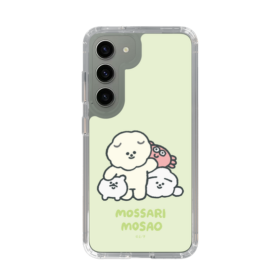 Slim Protection Case［ Mossari Mosao - Everyone Together - Green ］