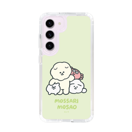 Slim Protection Case［ Mossari Mosao - Everyone Together - Green ］