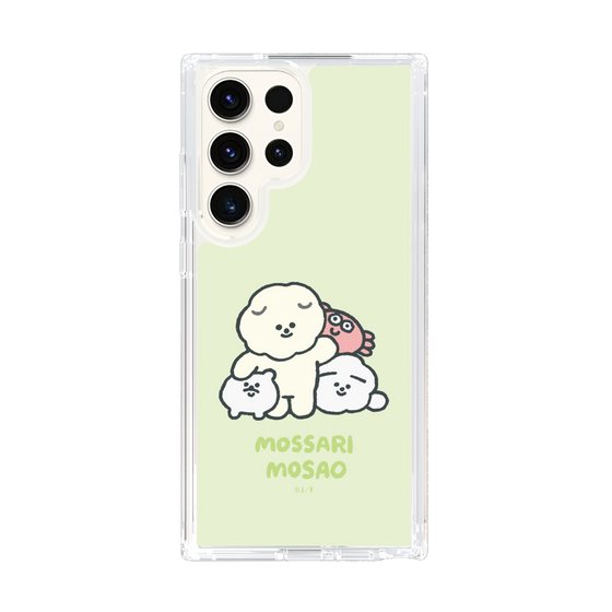 Slim Protection Case［ Mossari Mosao - Everyone Together - Green ］