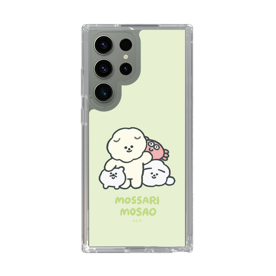 Slim Protection Case［ Mossari Mosao - Everyone Together - Green ］