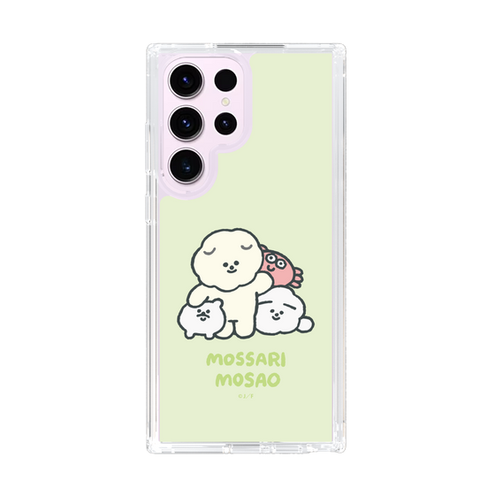 Slim Protection Case［ Mossari Mosao - Everyone Together - Green ］