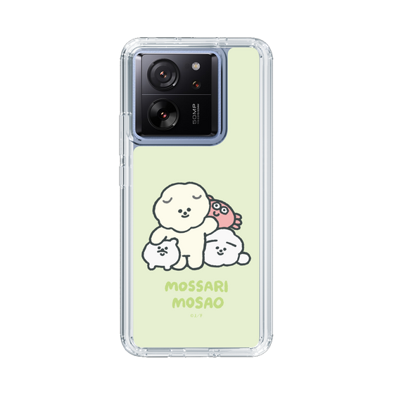 Slim Protection Case［ Mossari Mosao - Everyone Together - Green ］