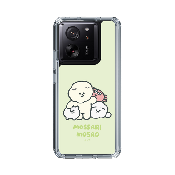 Slim Protection Case［ Mossari Mosao - Everyone Together - Green ］