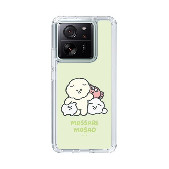 Slim Protection Case［ Mossari Mosao - Everyone Together - Green ］