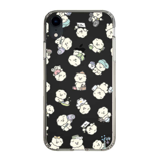 Slim Protection Case［ Mossari Mosao - Lots of Mosao - Clear ］