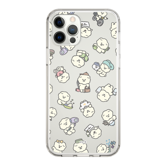 Slim Protection Case［ Mossari Mosao - Lots of Mosao - Clear ］