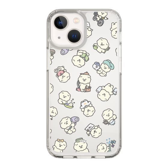Slim Protection Case［ Mossari Mosao - Lots of Mosao - Clear ］