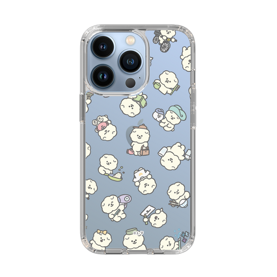 Slim Protection Case［ Mossari Mosao - Lots of Mosao - Clear ］