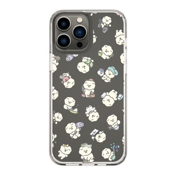 Slim Protection Case［ Mossari Mosao - Lots of Mosao - Clear ］