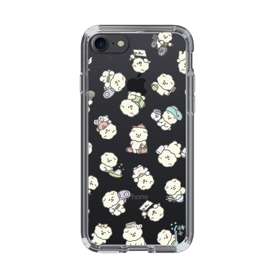 Slim Protection Case［ Mossari Mosao - Lots of Mosao - Clear ］