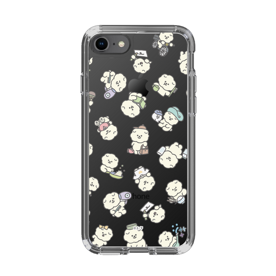 Slim Protection Case［ Mossari Mosao - Lots of Mosao - Clear ］