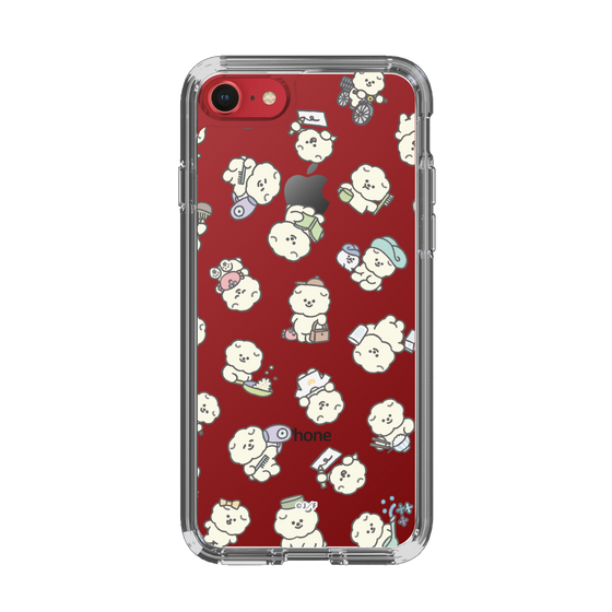 Slim Protection Case［ Mossari Mosao - Lots of Mosao - Clear ］