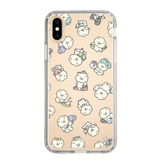 Slim Protection Case［ Mossari Mosao - Lots of Mosao - Clear ］