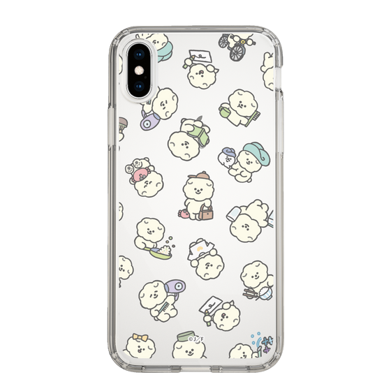 Slim Protection Case［ Mossari Mosao - Lots of Mosao - Clear ］