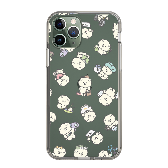 Slim Protection Case［ Mossari Mosao - Lots of Mosao - Clear ］