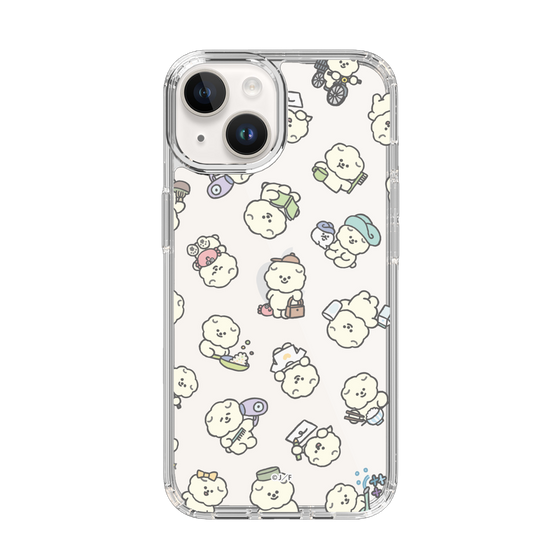 Slim Protection Case［ Mossari Mosao - Lots of Mosao - Clear ］