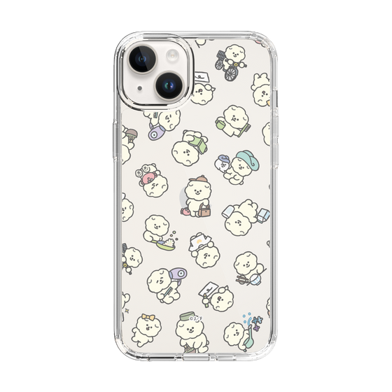 Slim Protection Case［ Mossari Mosao - Lots of Mosao - Clear ］