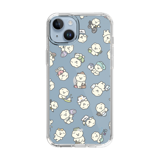 Slim Protection Case［ Mossari Mosao - Lots of Mosao - Clear ］