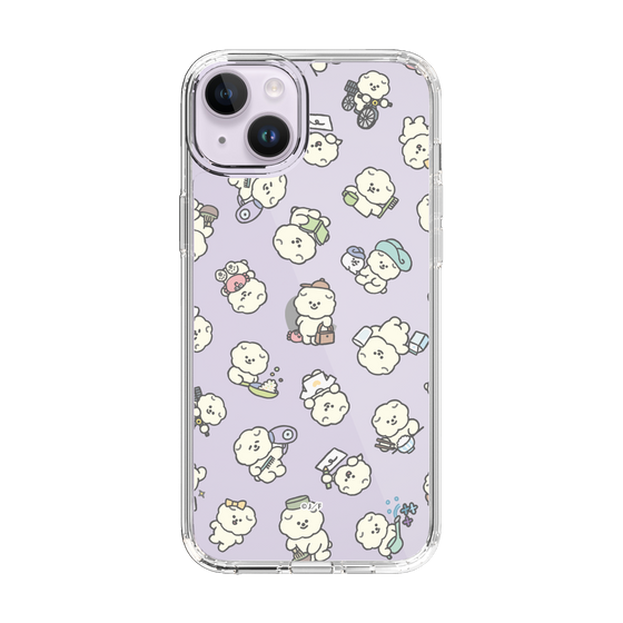 Slim Protection Case［ Mossari Mosao - Lots of Mosao - Clear ］