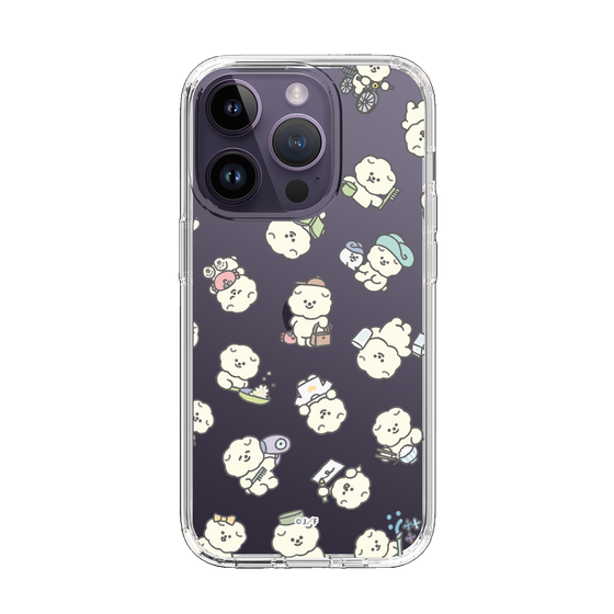 Slim Protection Case［ Mossari Mosao - Lots of Mosao - Clear ］
