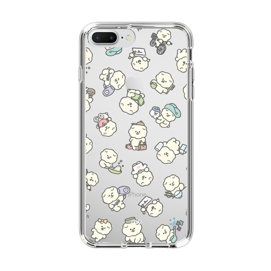 Slim Protection Case［ Mossari Mosao - Lots of Mosao - Clear ］