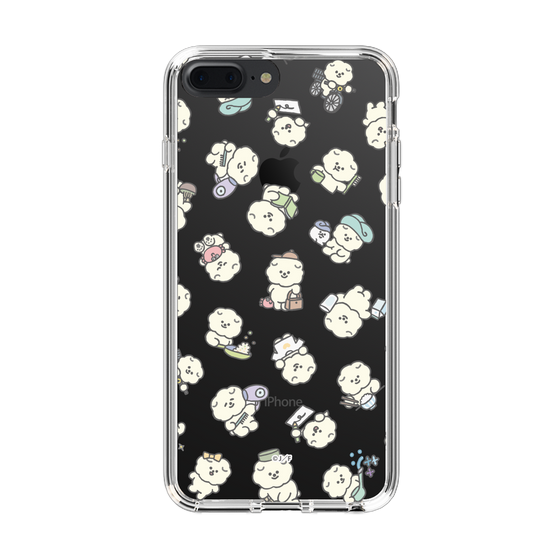Slim Protection Case［ Mossari Mosao - Lots of Mosao - Clear ］