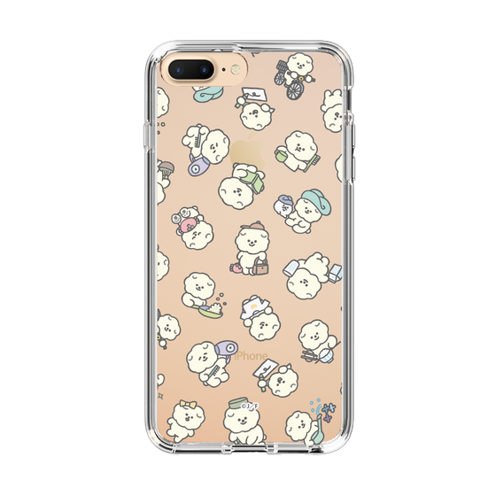 Slim Protection Case［ Mossari Mosao - Lots of Mosao - Clear ］