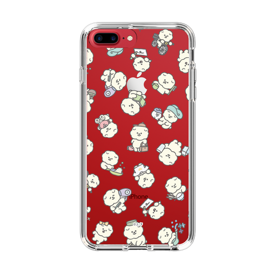Slim Protection Case［ Mossari Mosao - Lots of Mosao - Clear ］