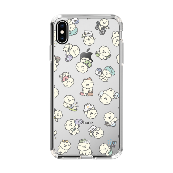 Slim Protection Case［ Mossari Mosao - Lots of Mosao - Clear ］