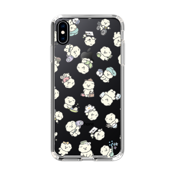 Slim Protection Case［ Mossari Mosao - Lots of Mosao - Clear ］