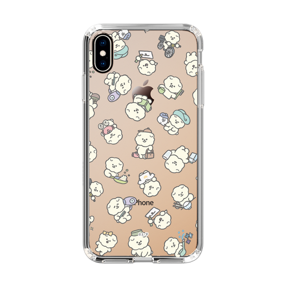 Slim Protection Case［ Mossari Mosao - Lots of Mosao - Clear ］