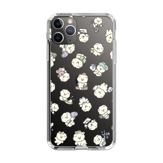 Slim Protection Case［ Mossari Mosao - Lots of Mosao - Clear ］