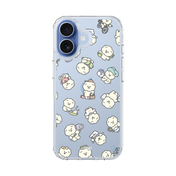 Slim Protection Case［ Mossari Mosao - Lots of Mosao - Clear ］