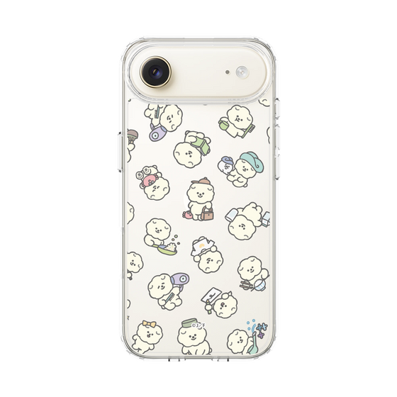 Slim Protection Case［ Mossari Mosao - Lots of Mosao - Clear ］