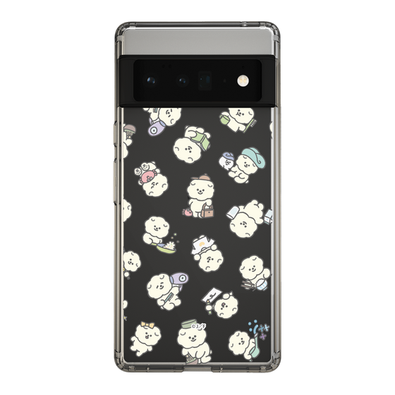 Slim Protection Case［ Mossari Mosao - Lots of Mosao - Clear ］