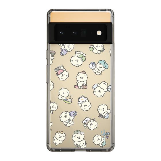 Slim Protection Case［ Mossari Mosao - Lots of Mosao - Clear ］