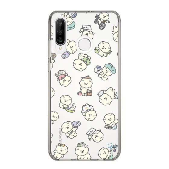 Slim Protection Case［ Mossari Mosao - Lots of Mosao - Clear ］