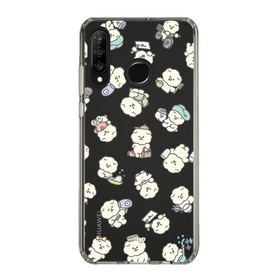 Slim Protection Case［ Mossari Mosao - Lots of Mosao - Clear ］