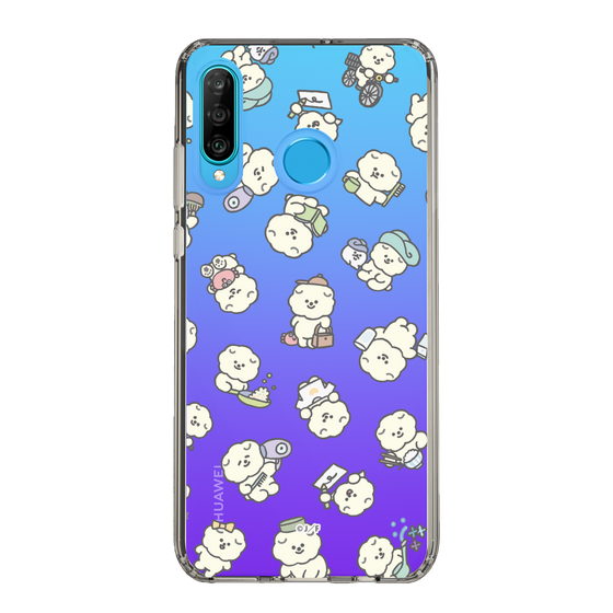 Slim Protection Case［ Mossari Mosao - Lots of Mosao - Clear ］