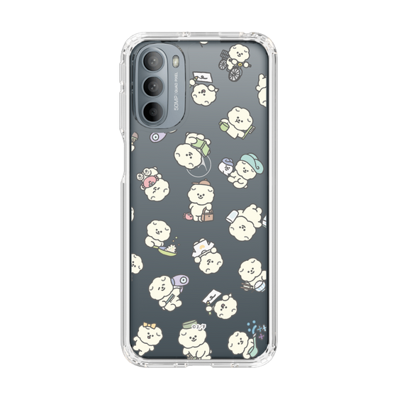 Slim Protection Case［ Mossari Mosao - Lots of Mosao - Clear ］