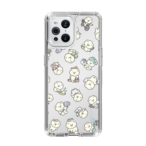 Slim Protection Case［ Mossari Mosao - Lots of Mosao - Clear ］
