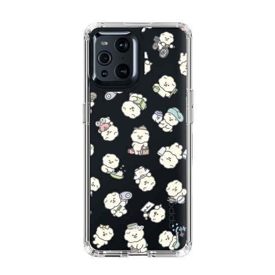 Slim Protection Case［ Mossari Mosao - Lots of Mosao - Clear ］