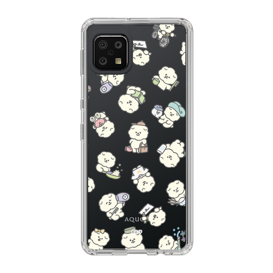 Slim Protection Case［ Mossari Mosao - Lots of Mosao - Clear ］