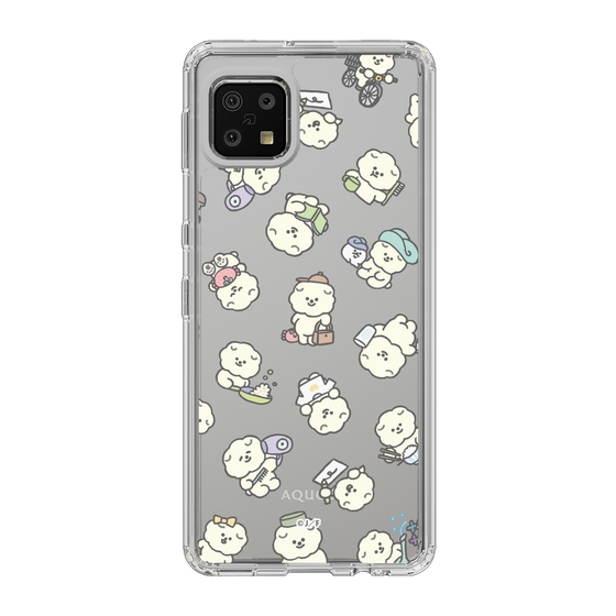 Slim Protection Case［ Mossari Mosao - Lots of Mosao - Clear ］
