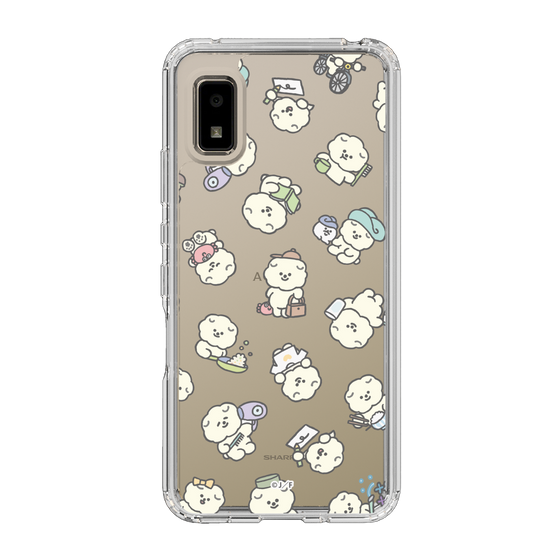 Slim Protection Case［ Mossari Mosao - Lots of Mosao - Clear ］