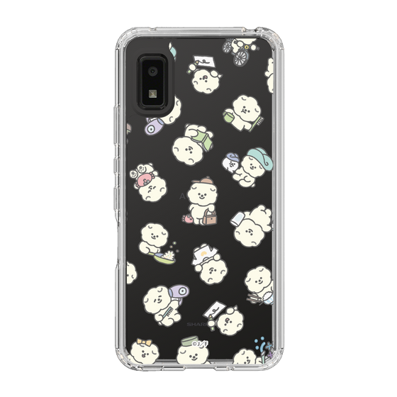Slim Protection Case［ Mossari Mosao - Lots of Mosao - Clear ］