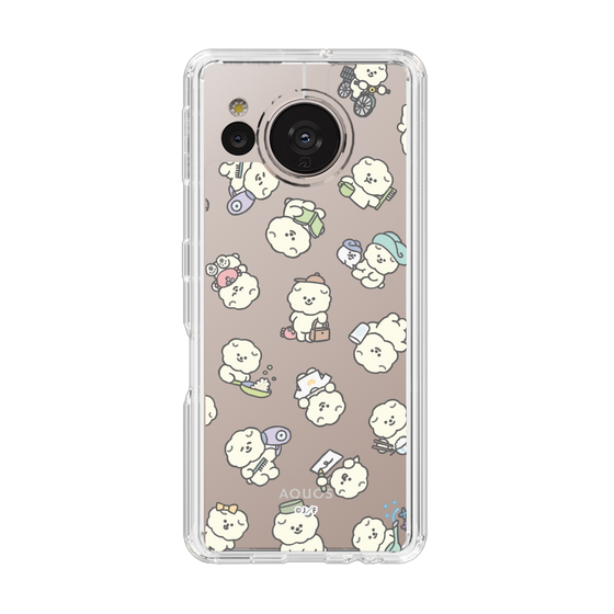 Slim Protection Case［ Mossari Mosao - Lots of Mosao - Clear ］